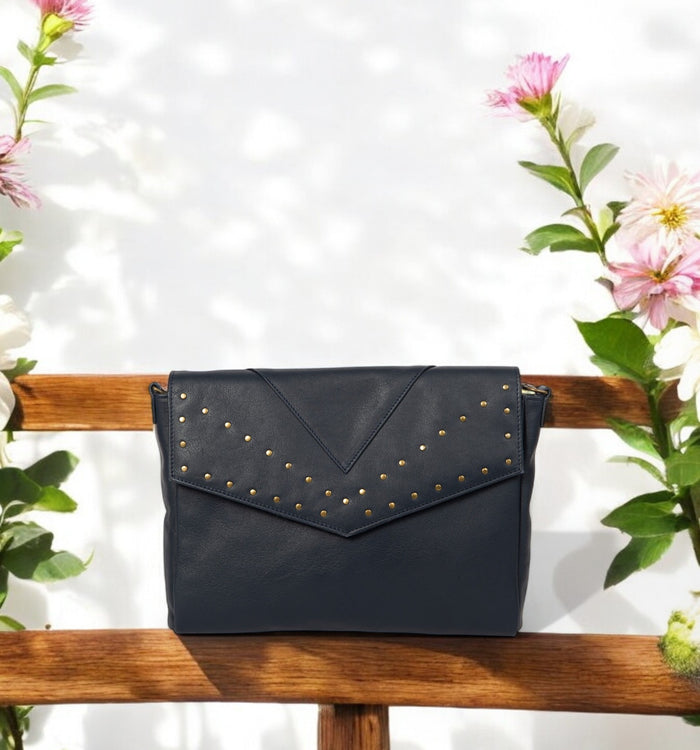 antoinette ameska Sac NORA Bleu Indigo