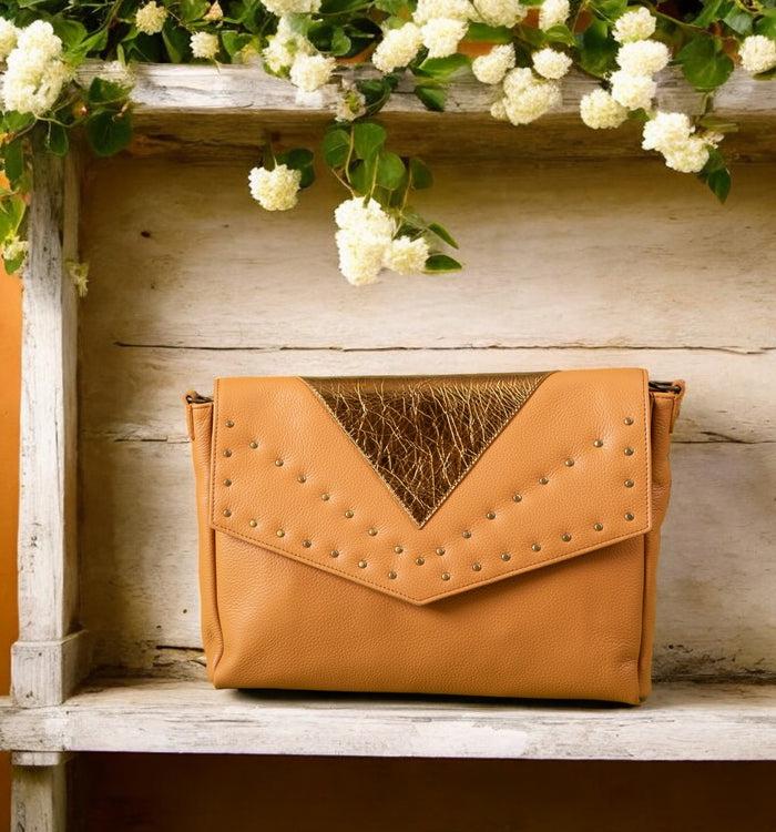 antoinette ameska Sac NORA Camel/Bronze