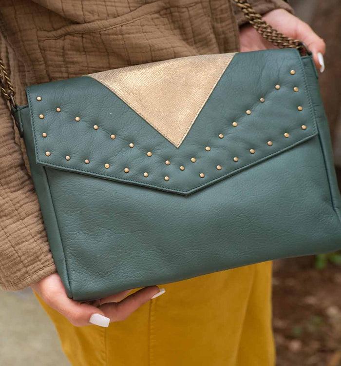 Antoinette Ameska Sac NORA Vert Foncé