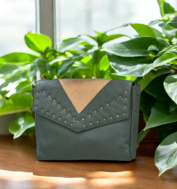 antoinette ameska Sac NORA Vert Foncé