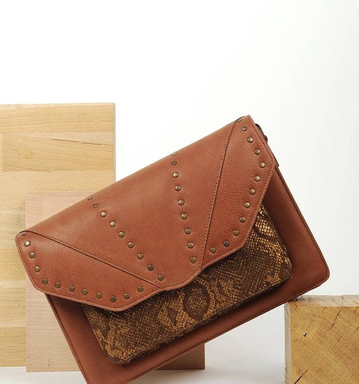 Antoinette Ameska Sac OMAHA Tabac/Python