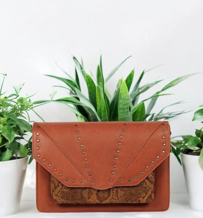 antoinette ameska Sac OMAHA Tabac/Python