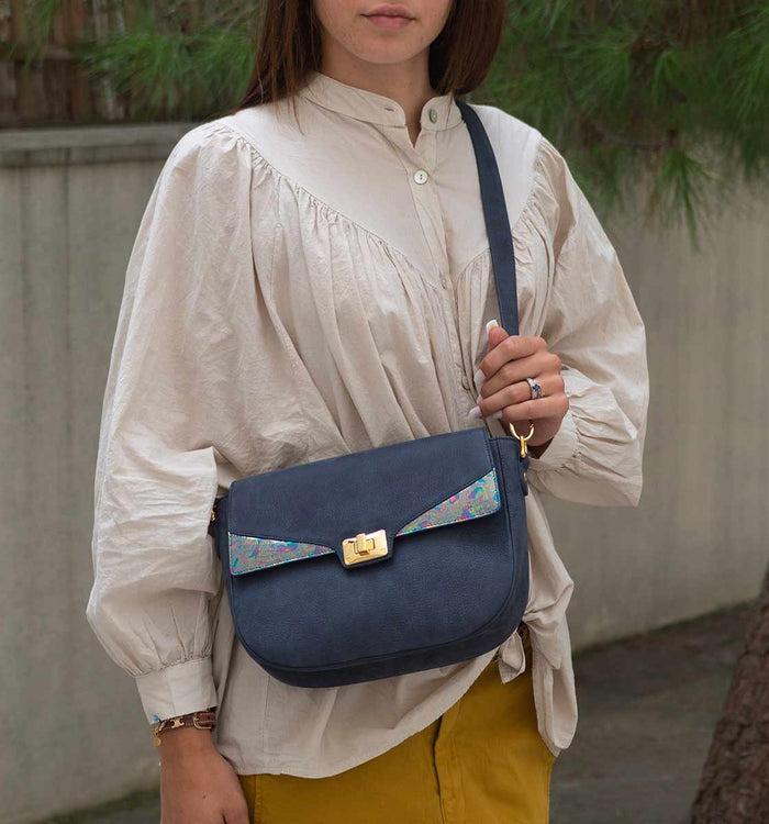 Antoinette Ameska Sac SPA Bleu/Hologramme