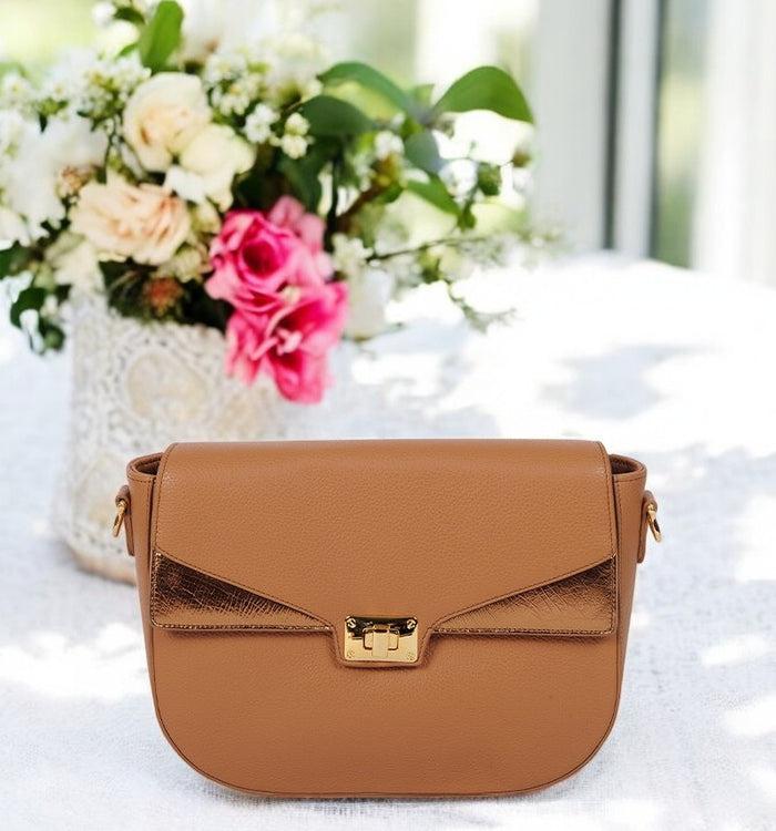 Antoinette Ameska Sac SPA Camel/Bronze