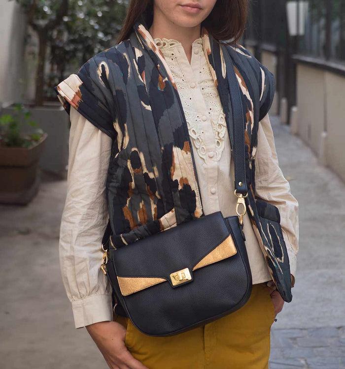 antoinette ameska Sac SPA Noir/Bronze