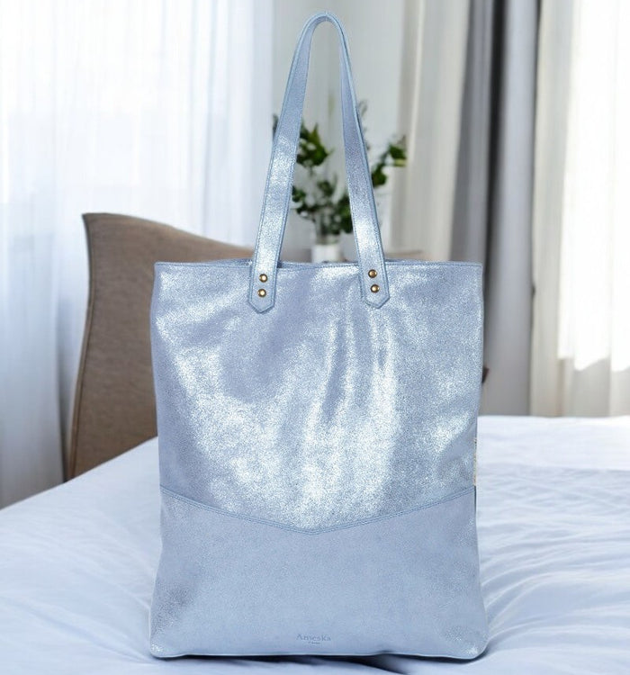 Antoinette Ameska Sac TIVOLI Bleu/Denim Paillette
