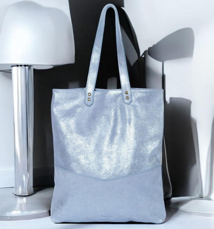 Antoinette Ameska Sac TIVOLI Bleu/Denim Paillette