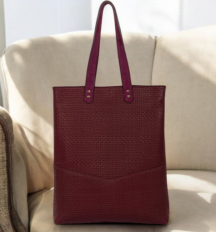 Antoinette Ameska Sac TIVOLI Bordeaux/Citron