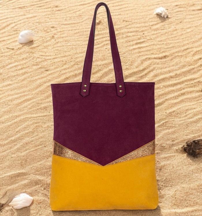 antoinette ameska Sac TIVOLI Bordeaux/Citron