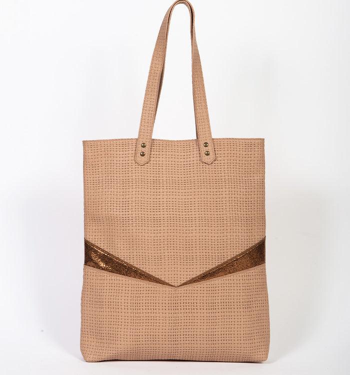 Antoinette Ameska Sac TIVOLI Rose Tresse/Bronze