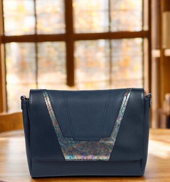 Antoinette Ameska Sac TOKYO Bleu Marine/Holo