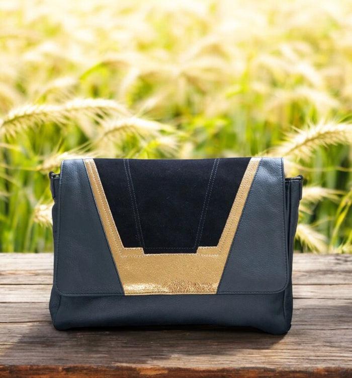 Antoinette Ameska Sac TOKYO Noir/Bronze