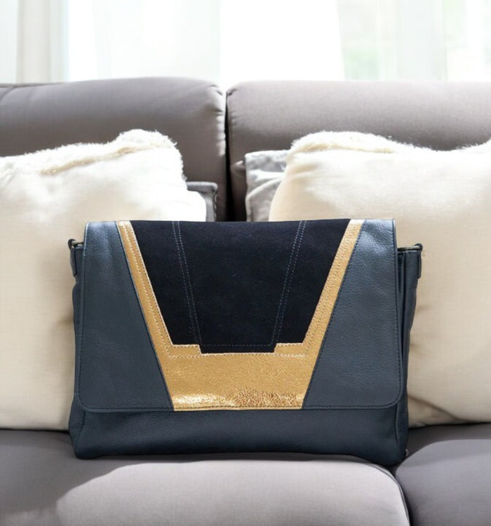 antoinette ameska Sac TOKYO Noir/Bronze