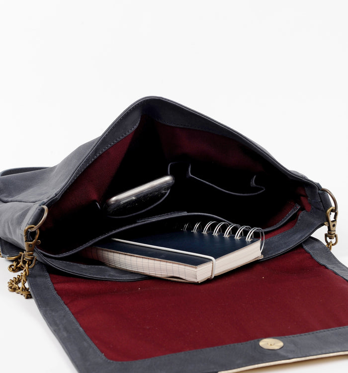 Antoinette Ameska Sac TOKYO Noir/Irisé Or