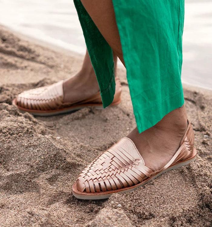 antoinette ameska Sandales IBARRA Or Rose