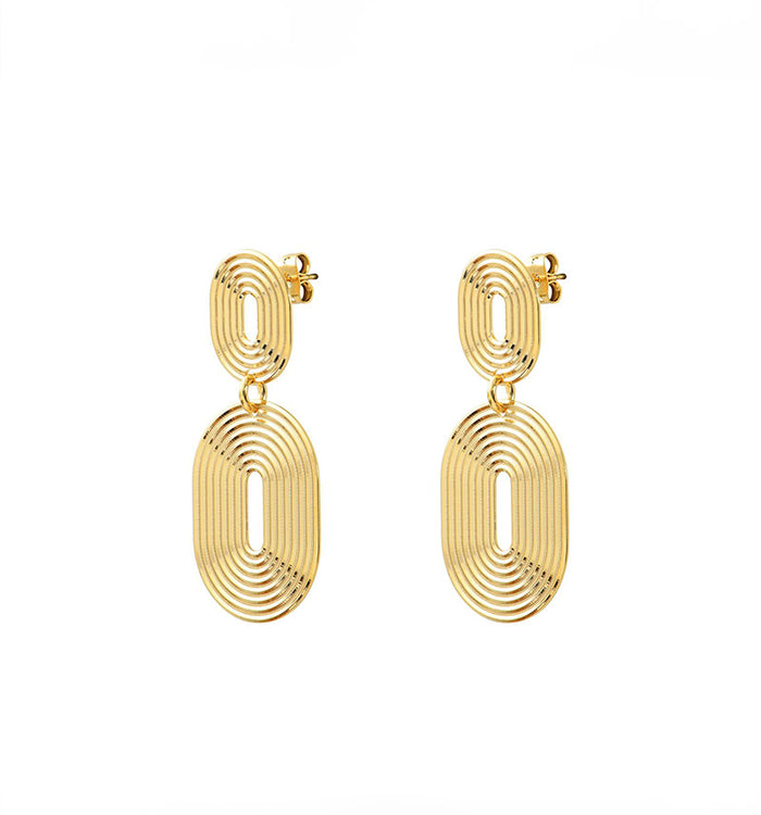 Antoinette Ameska Boucles D'Oreilles - 7 CHEMINS Doré