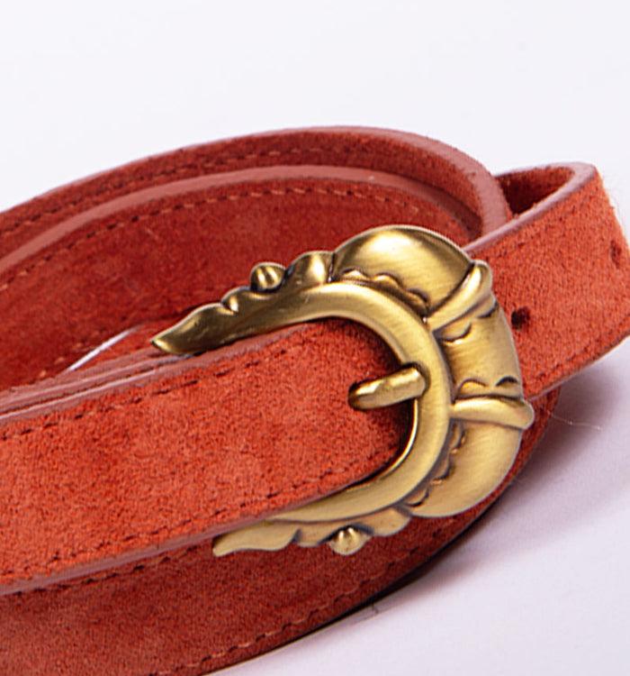 Antoinette Ameska Ceinture FÉLICIA Tabac - Petite Boucle