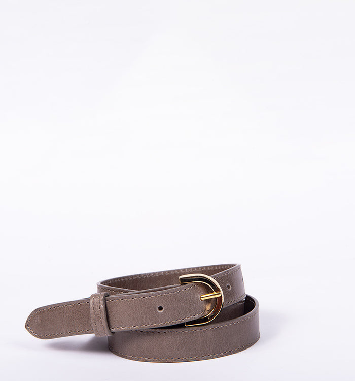 antoinette ameska Ceinture FLORE Taupe - Petite Boucle