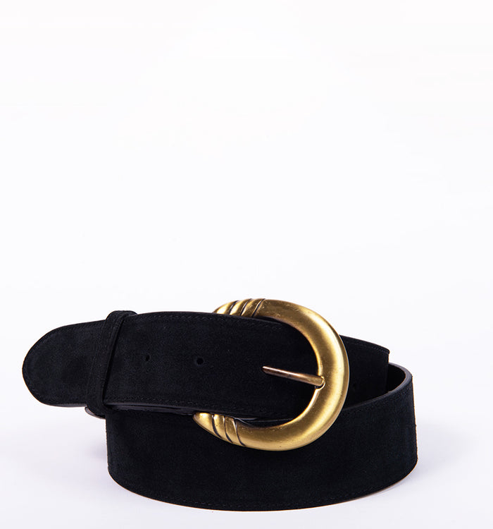 antoinette ameska Ceinture GLADYS Noir - Grande Boucle