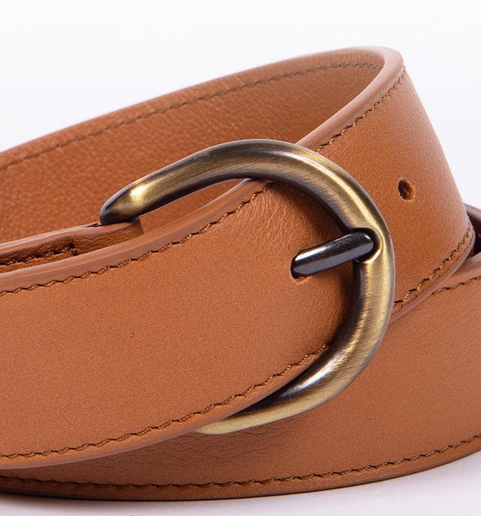 Antoinette Ameska Ceinture MARGOT Camel - Boucle Moyenne