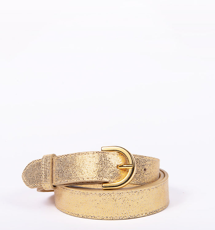 antoinette ameska Ceinture MARIA Irisé Doré - Boucle Moyenne