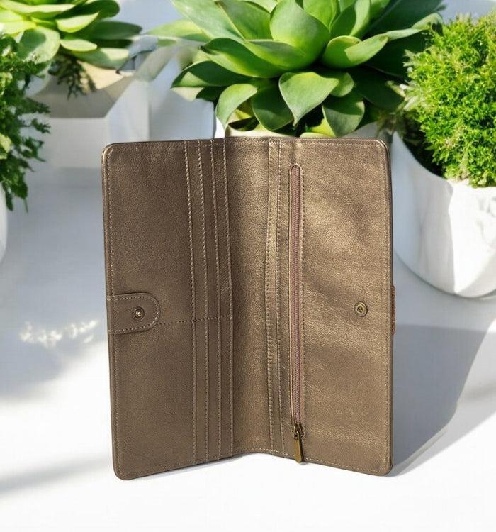 Antoinette Ameska Compagnon IBIZA Bronze Métal/Paillette Bronze