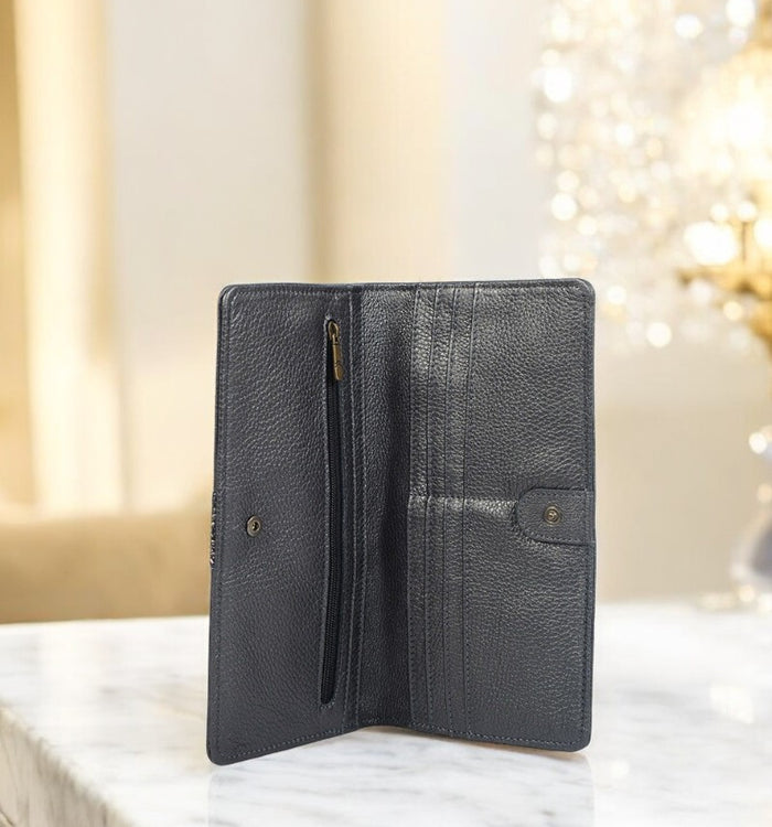 antoinette ameska Compagnon IBIZA Gris Métallisé/Paillette Noir