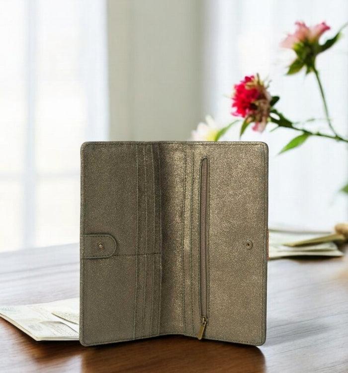 Antoinette Ameska Compagnon IBIZA Kaki Paillette/Bronze