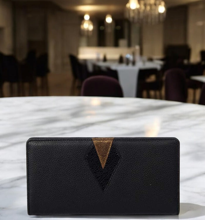 antoinette ameska Compagnon IBIZA Noir/Paillette Cuivre