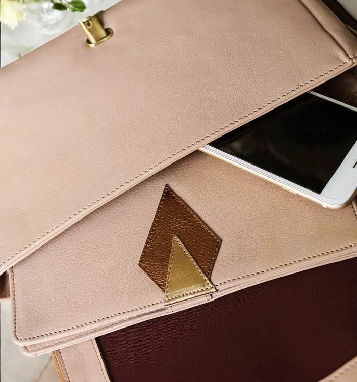 Antoinette Ameska Compagnon IBIZA Nude/Métal Bronze