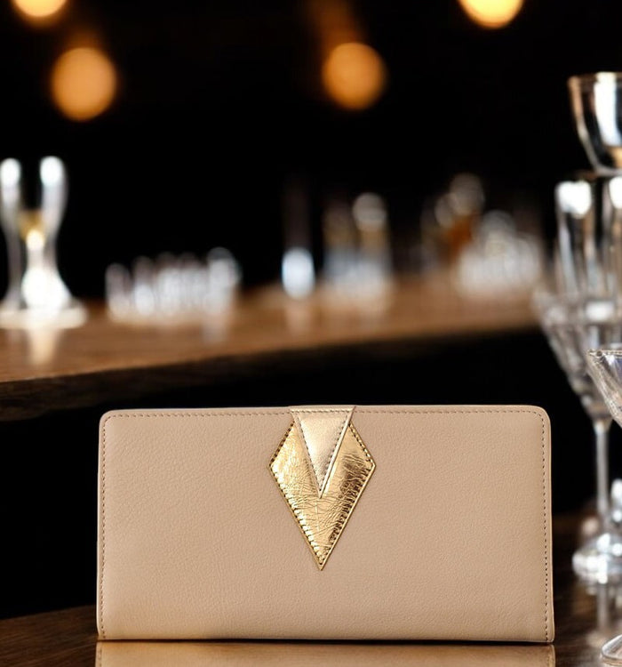 Antoinette Ameska Compagnon IBIZA Nude/Métal Bronze