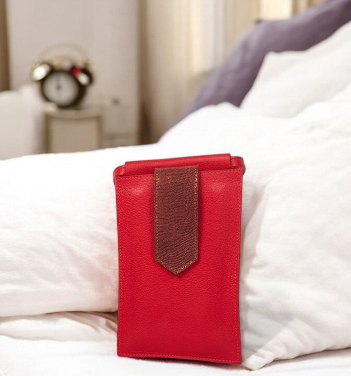 Antoinette Ameska Pochette Téléphone TEMARA Corail/Cuivre