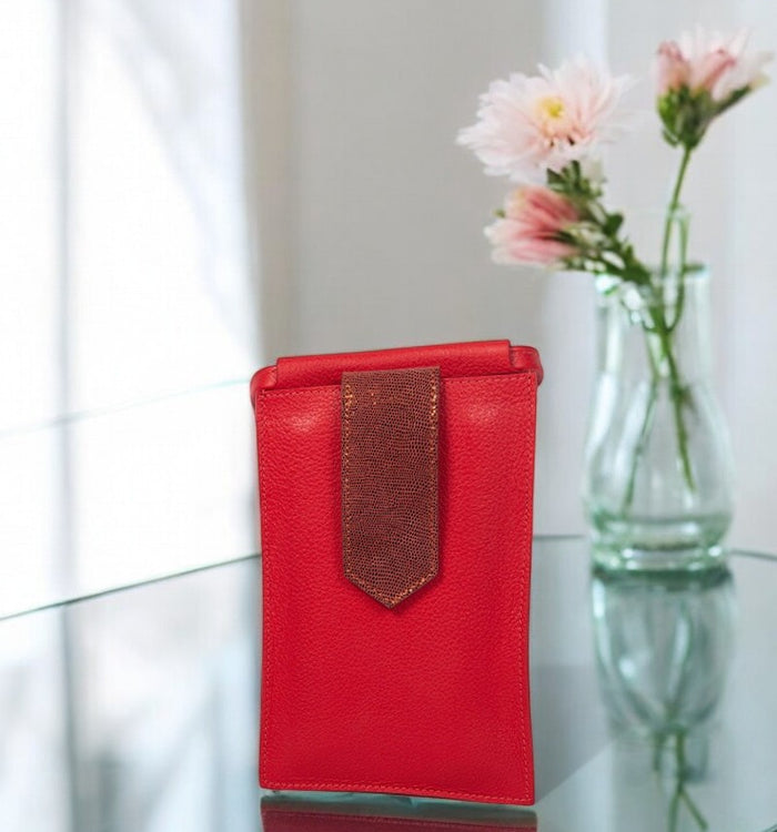 antoinette ameska Pochette Téléphone TEMARA Corail/Cuivre