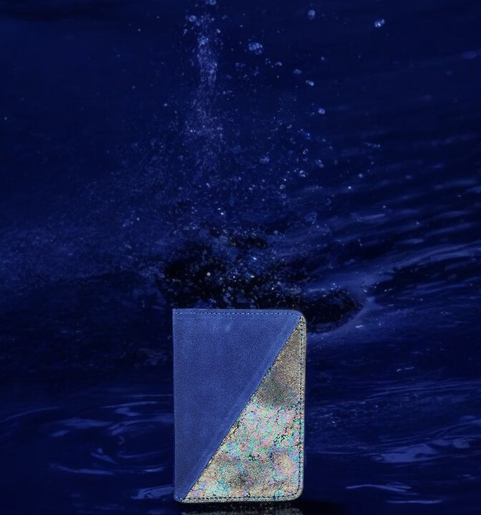 Antoinette Ameska Porte-carte BILBAO Bleu Electrique/Holo