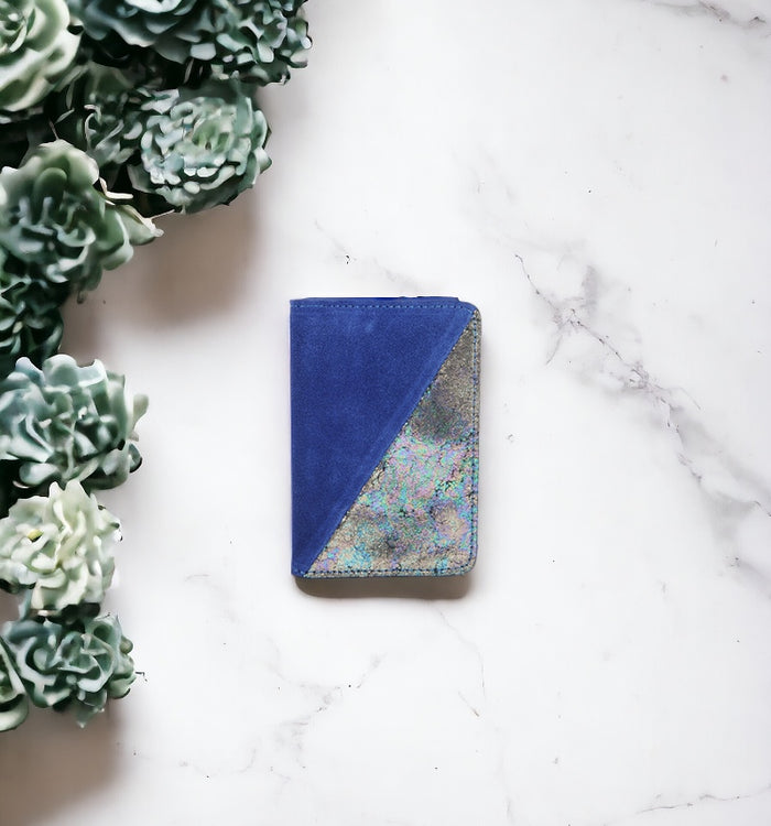 Antoinette Ameska Porte-carte BILBAO Bleu Electrique/Holo