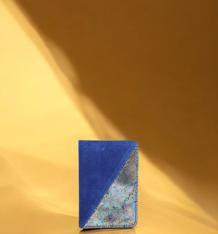 antoinette ameska Porte-carte BILBAO Bleu Electrique/Holo