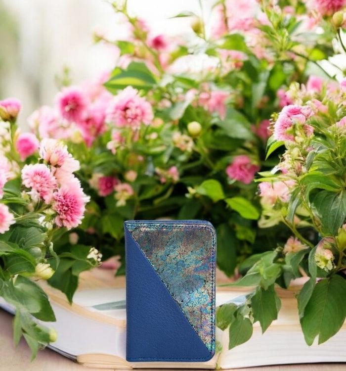 Antoinette Ameska Porte-carte BILBAO Bleu Navy/Hologramme