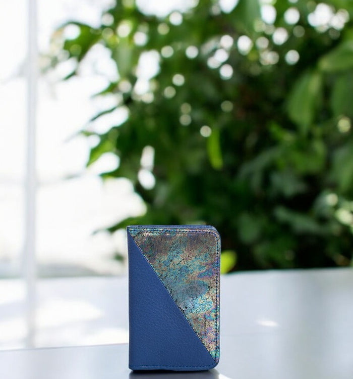 antoinette ameska Porte-carte BILBAO Bleu Navy/Hologramme