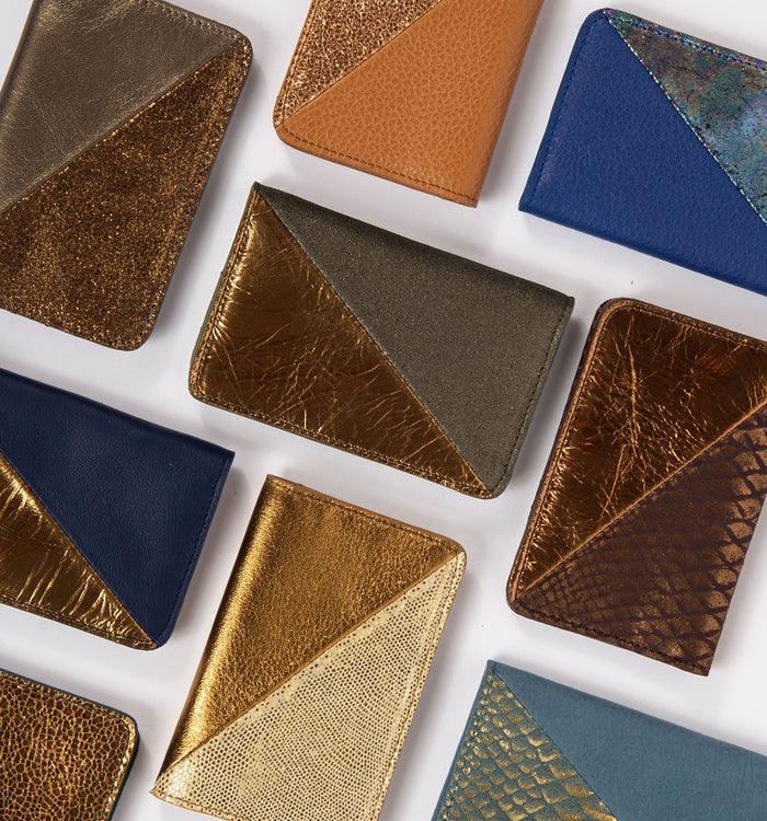 Antoinette Ameska Porte-carte BILBAO Vert Forêt/Bronze