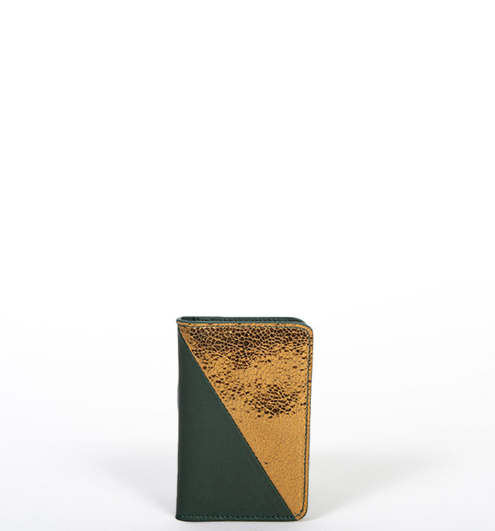 Antoinette Ameska Porte-carte BILBAO Vert Forêt/Bronze