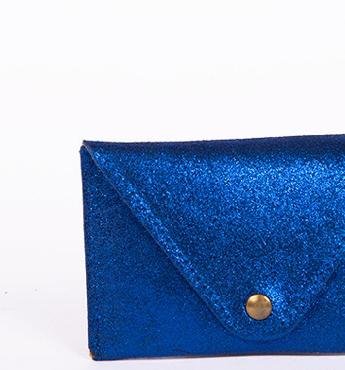 Antoinette Ameska Porte-carte FLORENCE Indigo Paillette