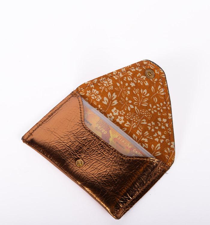 Antoinette Ameska Porte-carte FLORENCE Indigo Paillette