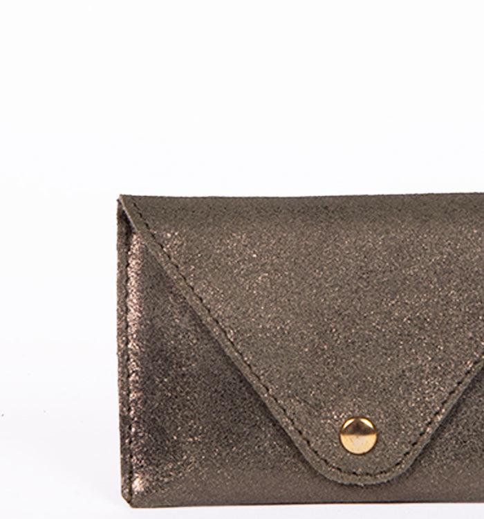 Antoinette Ameska Porte-carte FLORENCE Kaki Paillette