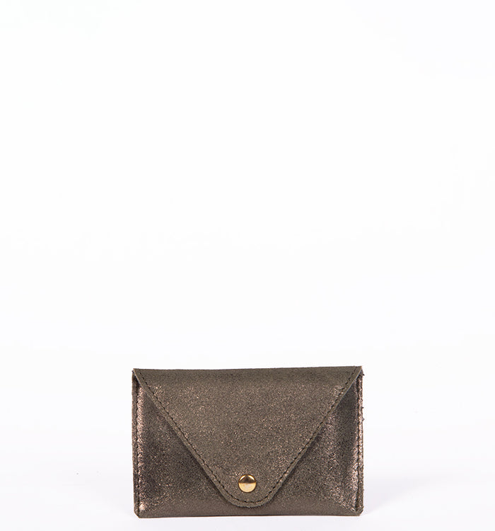 antoinette ameska Porte-carte FLORENCE Kaki Paillette