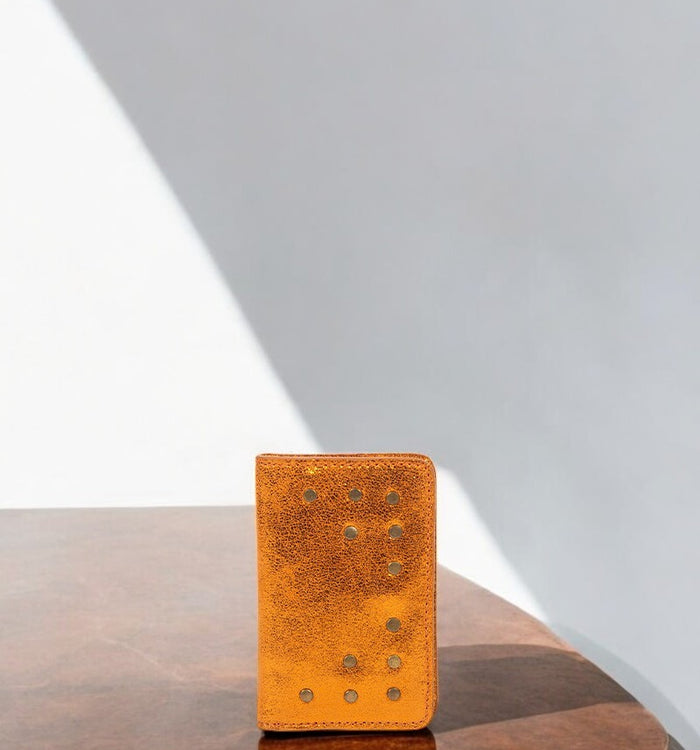 antoinette ameska Porte-carte NEVADA Agrume Paillette