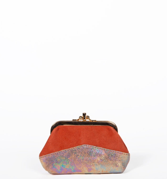 Antoinette Ameska Porte-Monnaie CAPRI Agrume/Holo Rose