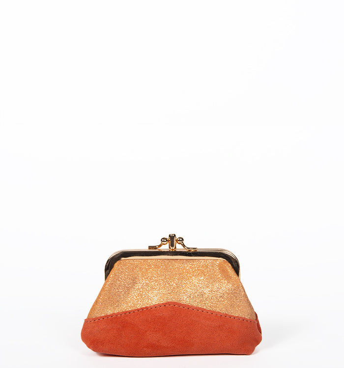 antoinette ameska Porte-Monnaie CAPRI Agrume/Paillette