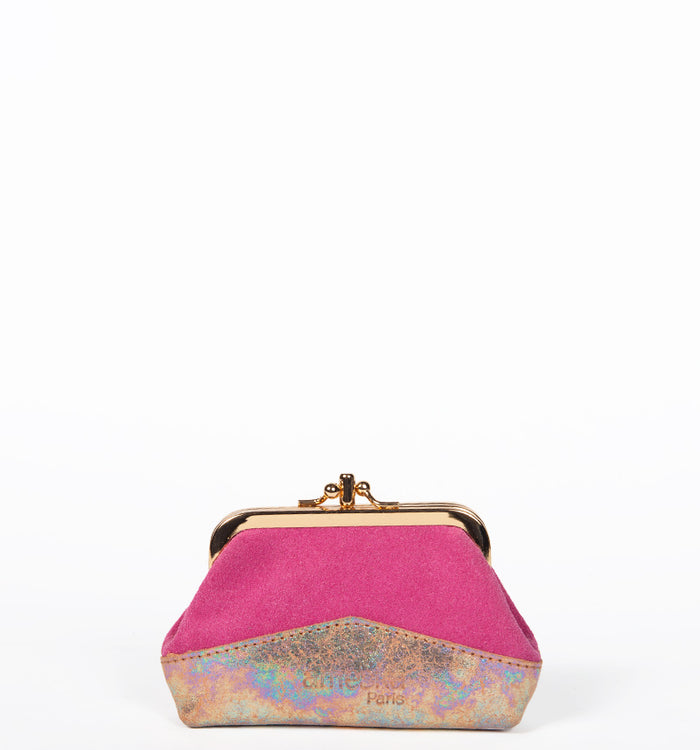 antoinette ameska Porte-Monnaie CAPRI Fuchsia/Holo Rose