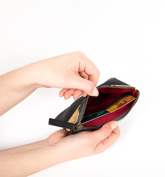 Antoinette Ameska Porte-Monnaie KHEOPS Bleu Paillette/Hologramme