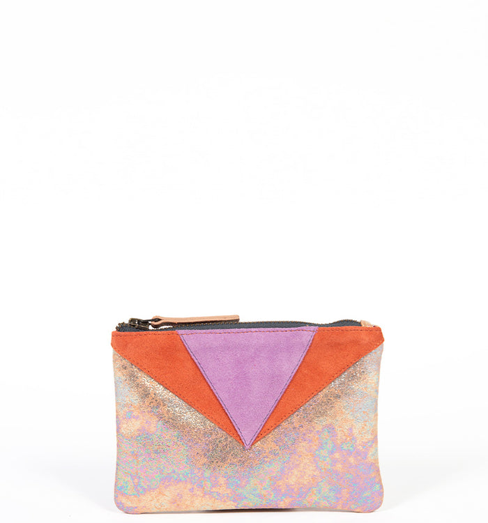 antoinette ameska Porte-Monnaie KHEOPS Rose Hologramme/Parme